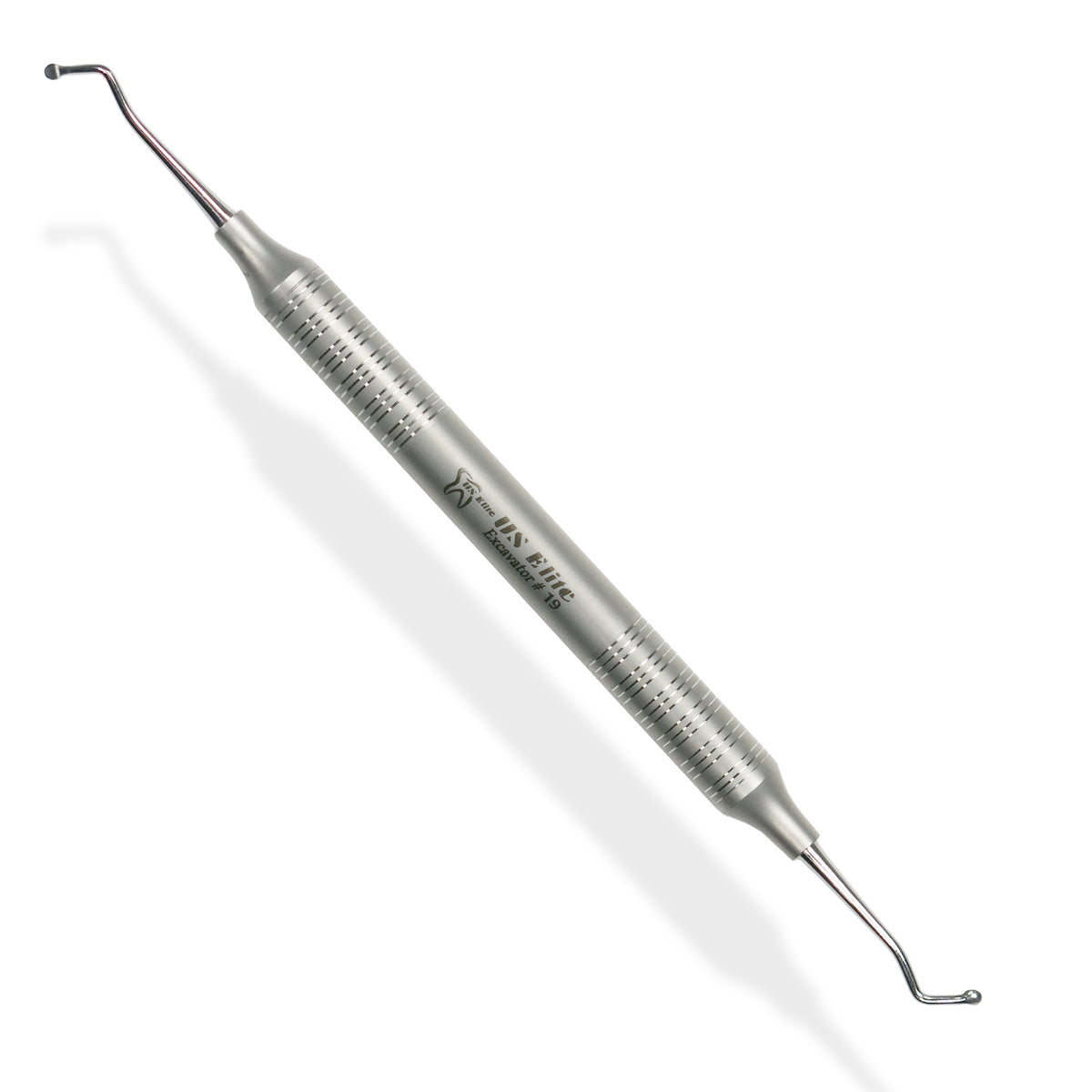 Dental Restorative Excavator 19W - Double Ended Spoon 2mm, Premium Stainless Steel
