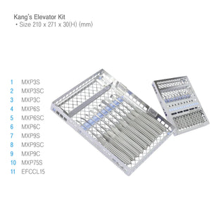 Periosteal Elevator Kit: Kang’s Elevator Kit for Maxillofacial Surgery by Osung