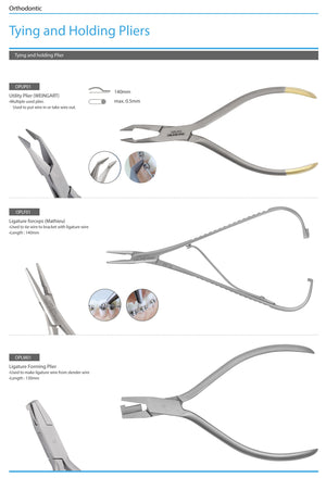 Essential Tools in Precision Orthodontics: A Deep Dive into Osung USA’s Tying &amp; Holding Pliers