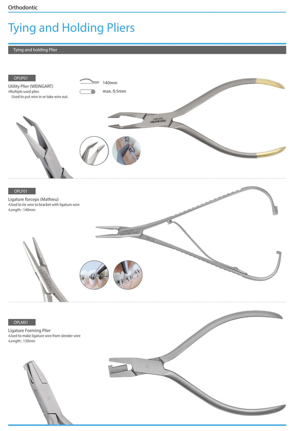Essential Tools in Precision Orthodontics: A Deep Dive into Osung USA’s Tying & Holding Pliers