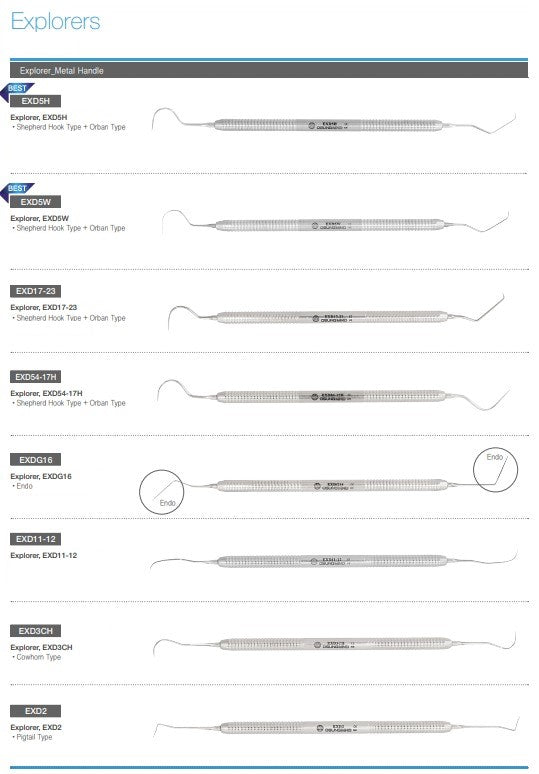 Nordent #2 D.E. Pigtail Explorer TriState Dental - Foto 8