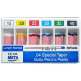 Gutta Percha Points Taper .06 #25 60/pk. - Meta - Osung USA