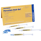 Porcelain Etch Gel 1.2ml. Syringe + 8 Tips 4/bx. - Pulpdent