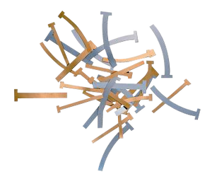 T-Bands Brass Staight Narrow 100/pk. Pulpdent