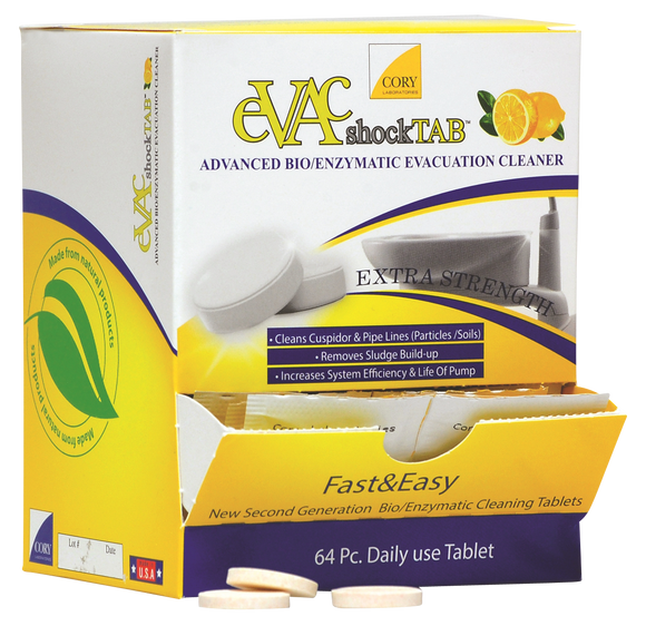 EvacShock Tabs Evacuation Cleaner 64/bx. - Cory Labs* - Osung USA