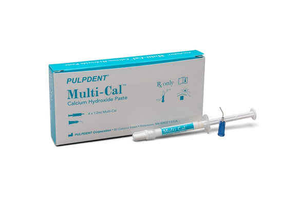 MultiCal Calcium Hydroxide Syringe 4/pk. + 8 Tips - Pulpdent - Osung USA
