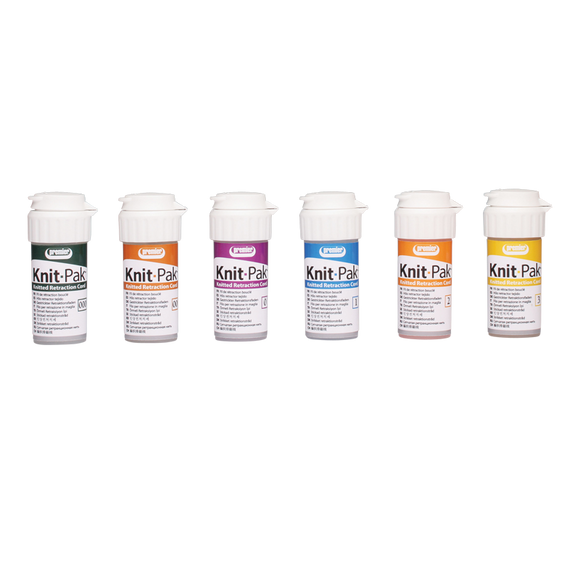 Knit-Pak Retraction Cord #0  Knitted Plain 100