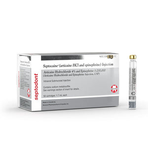 Septocaine Gold 4% 1:100,00 with Epinephrine 50/bx. - Septodont - Osung USA