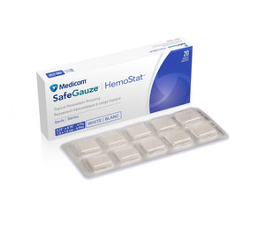 SafeGauze Hemostat Topical Hemostatic Dressing 20/bx. - Medicom - Osung USA