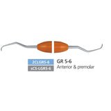 Dental Curette, Gracey, Standard, Autoclavable Silicone Handle, 2CLGR5-6