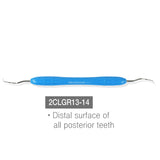 Dental Curette, Gracey, Autoclavable Silicone Handle, 2CLGR13-14