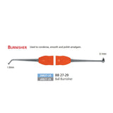 Dental Burnisher, Ball, Autoclavable Silicone Handle, BB 27-29