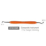 Composite Instrument, Titanium coated, Silicone Handle / Double-end COM5, 2CSCOM5