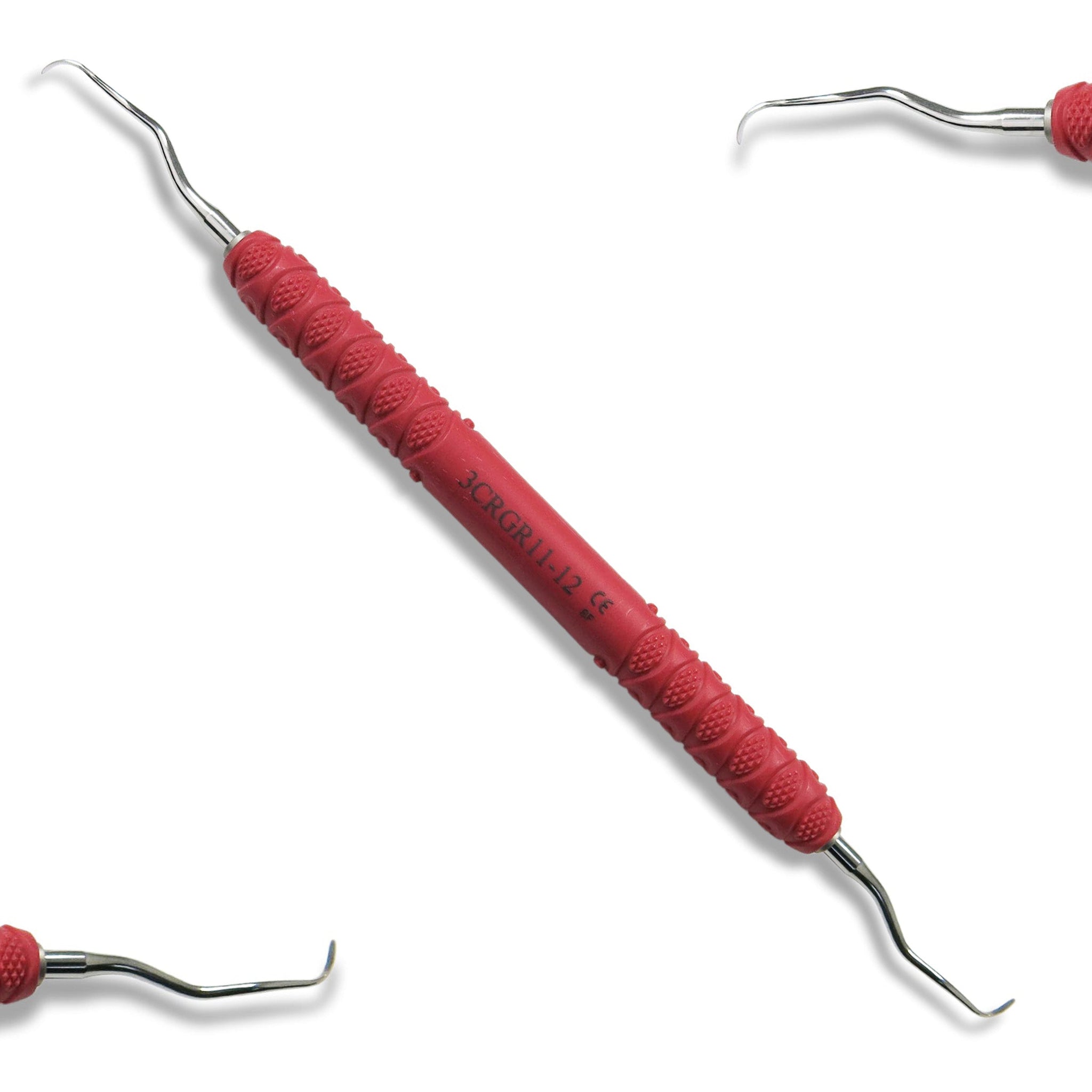 Dental Gracey Curette 11/12 Instrument Set - 3 Piece Professional Scaler Kit