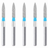 Cylindrical, Ogival End 1.6 mm Dia. Medium Grit Diamond Bur 5 per pack. 245.16M1 - Osung USA