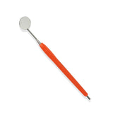 Mouth Mirror, Autoclavable Handle, Simple Stem, Red, D-Mhs-05