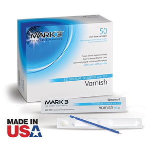 5% Sodium Fluoride Varnish with TCP Caramel Unidose 50/bx. - MARK3 - Osung USA