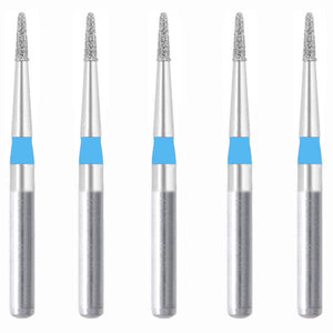 539.8M1, Needle Sharep, Short, Long Neck, 0.8 mm Dia,  Medium Grit Diamond Bur, 5 per pack