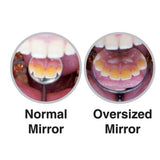 Dental Tiltable Mouth Mirror, Oversize, DMS39 - Osung USA