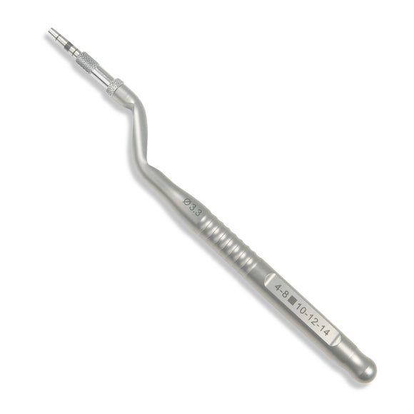 Osung 3.3mm Concave Osteotome with Stopper -BOCV33F - Osung USA