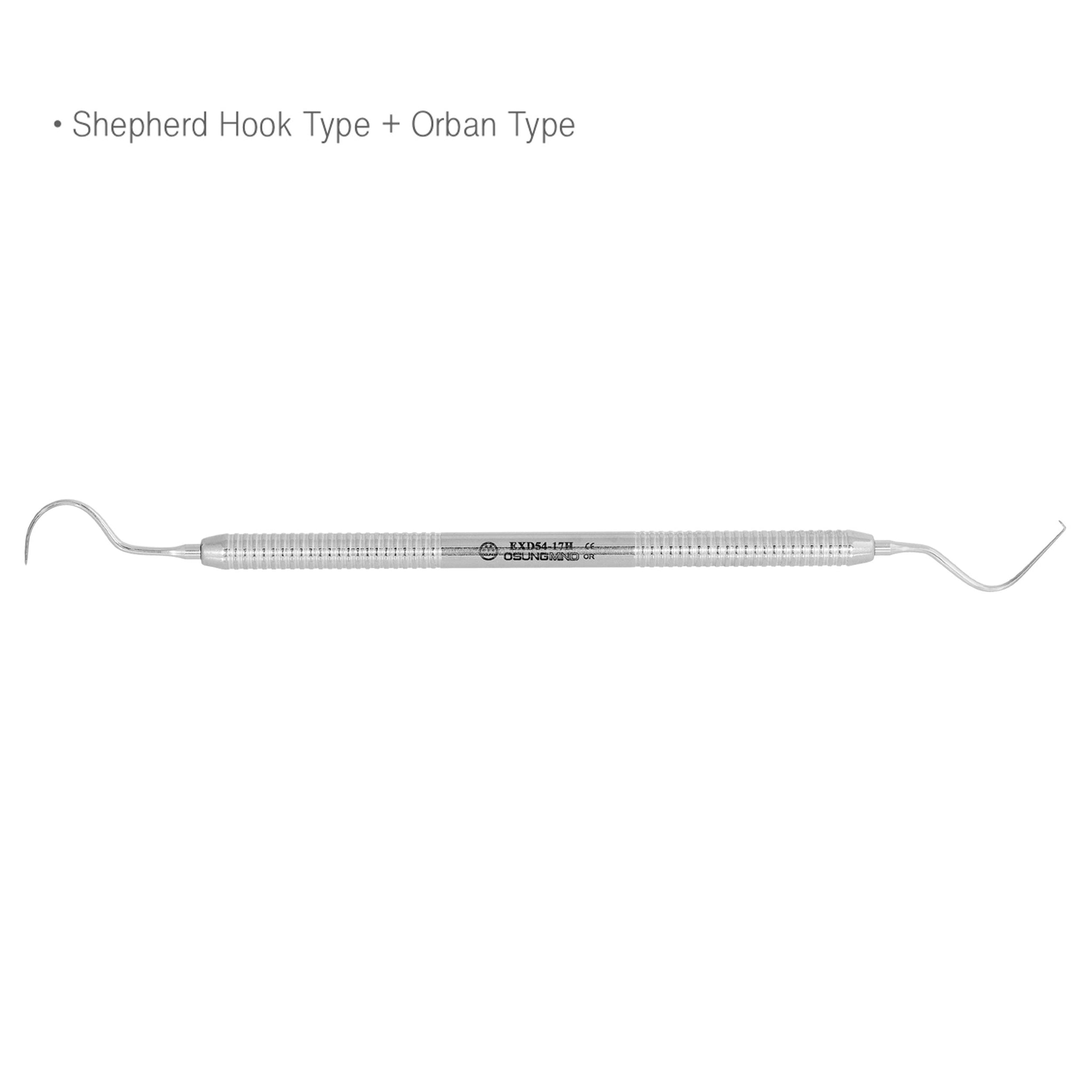 Dental Explorer 54-17H Shepherd Hook + Orban Type Premium Osung -EXD54