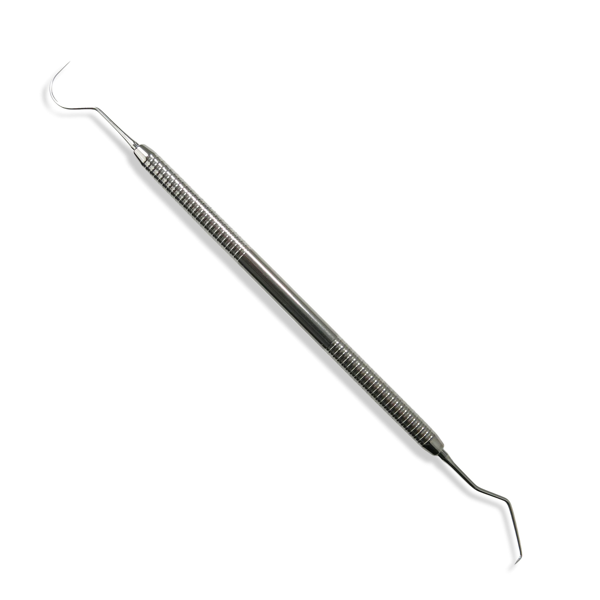ODM 10-Pack Stainless Steel Dental Probe Explorer #5 - Surgical Instruments For Dental Lab Use