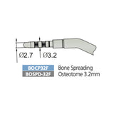 Dental BONE SPREADING OSTEOTOME 3.2mm, BOSPD-32F - Osung USA