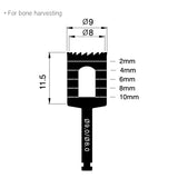 9mm/8mm Osung B90 Implant Trephine Bur Drill -THB90 - Osung USA