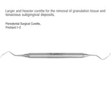 Osung 1/2 Prichard Surgical Periodontal Curette Premium -URPR1-2 - Osung USA