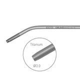 Osung Titanium Suction Tip 3mm Dia. Premium -SN3TI - Osung USA