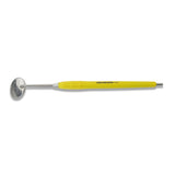 Mouth Mirror Front Surface, Cone Socket No. 5, 24mm dia, yellow handle, EA - Osung USA