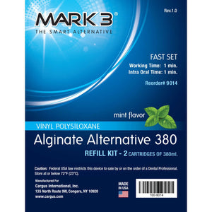 Alginate Alternative Fast Set 380ml 2/pk. - MARK3* - Osung USA