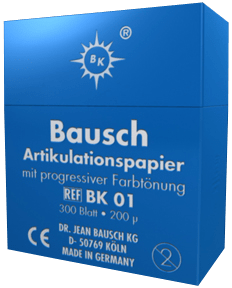 Articulating Paper Blue Horseshoe 200 Microns .008" 50/pk. - Bausch - Osung USA