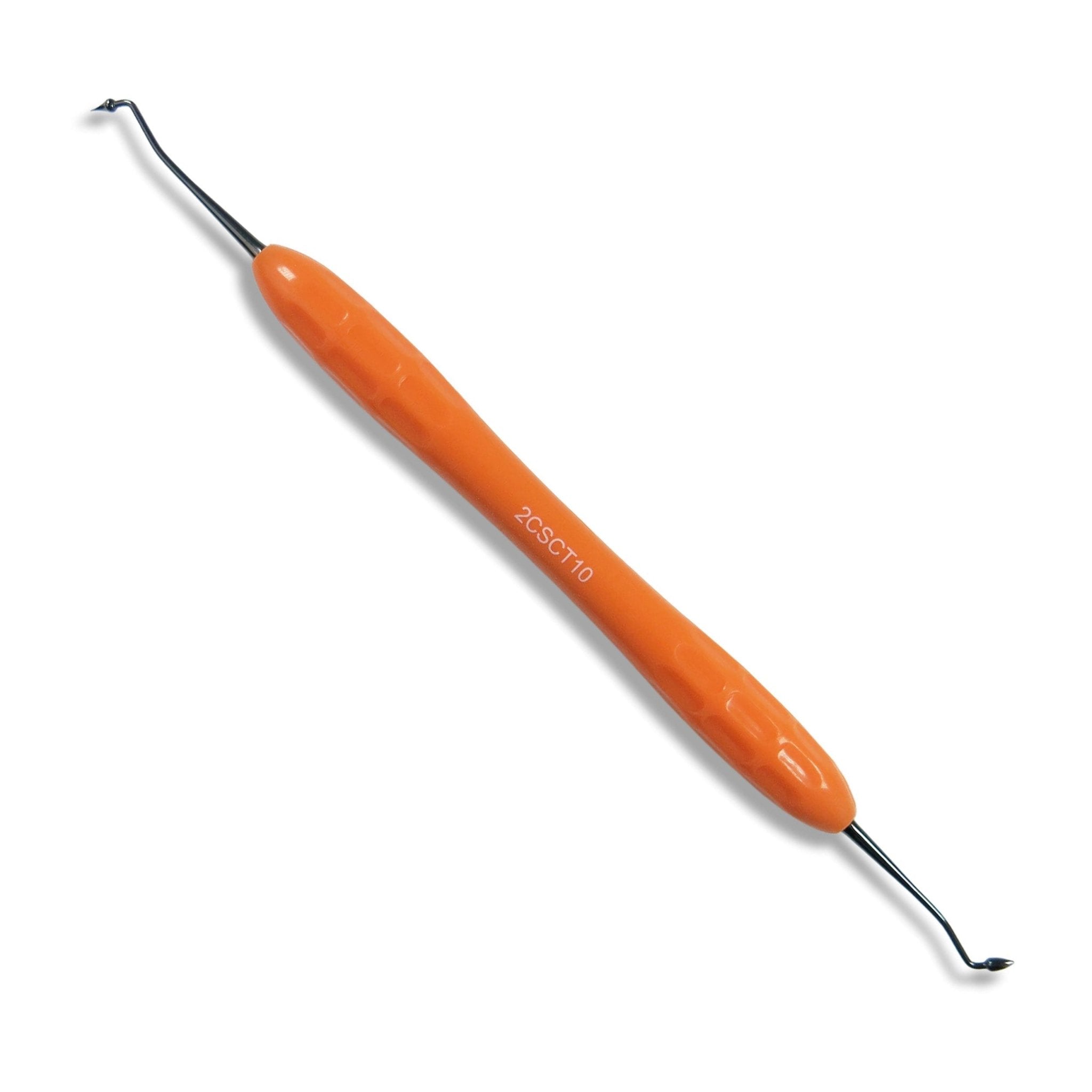 Dental Composite Filling and Restorative Instruments 10 pcs with Silicon Handle