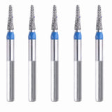 Conical, Dome End 1.6 mm Dia. Medium Grit Diamond Bur 5 per pack. 194.16M1S - Osung USA