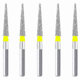 Conical Pointed, Slender 1.6 mm Dia. Extra Fine Grit Diamond Bur 5 per pack. 164.16EF1 - Osung USA