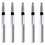 Conical, Round Edge 1.4 mm Dia. Extra Coarse Grit Diamond Bur 5 per pack. 584.14EC1 - Osung USA