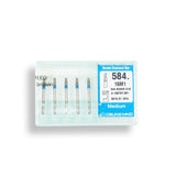 Conical, Round Edge 1.6 mm Dia. Medium Grit Diamond Bur 5 per pack. 584.16M1 - Osung USA