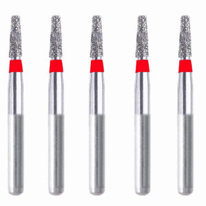 Conical, Round Edge 1.8 mm Dia. Fine Grit Diamond Bur 5 per pack. 584.18F2 - Osung USA