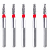 Conical, Round Edge 1.8 mm Dia. Fine Grit Diamond Bur 5 per pack. 584.18F2 - Osung USA