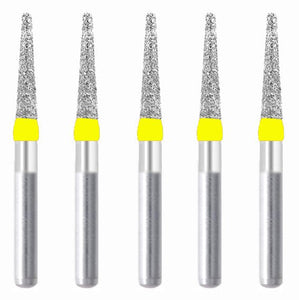 Conical, Truncated 1.8 mm Dia. Extra Fine Grit Diamond Bur 5 per pack. 168.18EF3 - Osung USA