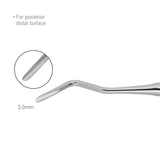 Osung 3.0mm posterior distal Compound Curved Luxating Elevator Regular -4ELLR30K - Osung USA