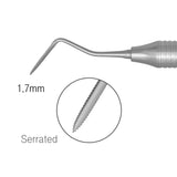 Osung Serrated Curved Dental Periotome -PRR258 - Osung USA