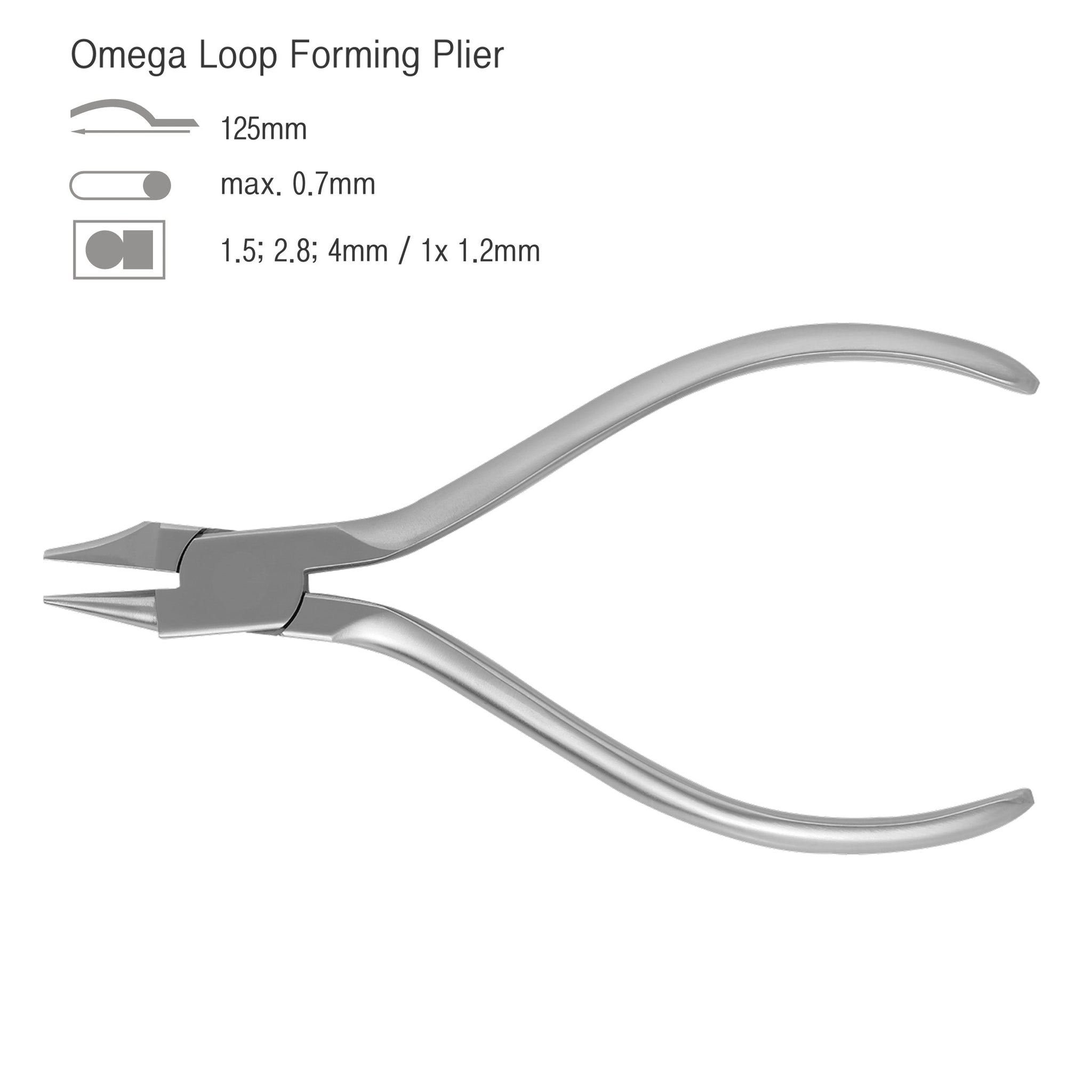 Medentra 13cm Orthodontic Young Plier – Stainless Steel Wire Bending & Loop Forming Tool