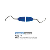 Dental Curette, Gracey, Rigid, Silicone Handle, GR 9-10 - Osung USA