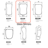 Large Occlusal Dental Photo Mirror Glass Premium Osung -DME1G