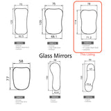 Extra Large Occlusal Dental Photo Mirror Glass Osung -DME6G