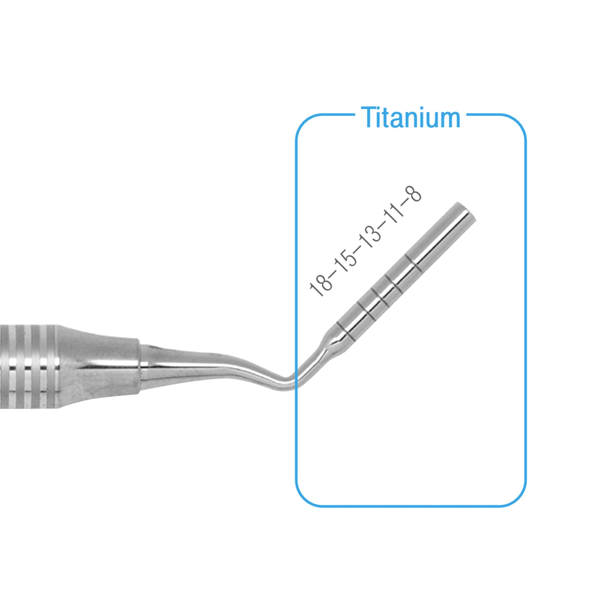 thumbnail image 2 of Medentra 4mm Bone Spoon Graft Packer, Hollow Handle, Stainless Steel, Surgical Implant Periodontal Tool 2 of 6