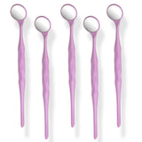 5 Pieces Dental Autoclavable Disposable Mouth Mirror Pink -ORAL32