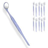 10 Pieces Dental Autoclavable Disposable Mouth Mirror Purple -ORAL32